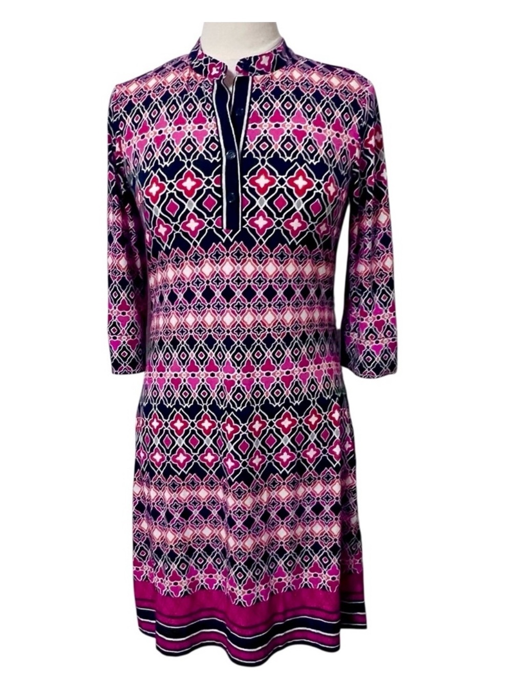 Laundry By Shelli Segal Abstract Print Dress